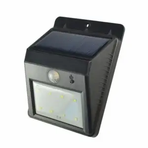 Solar Wall Light, Weatherproof Outdoor 8 LEDs Motion Senser Lighting