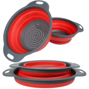 Collapsible Colander and Strainer Set