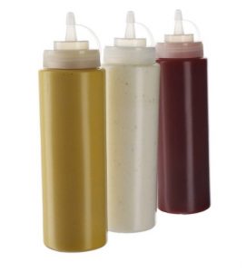 Plastic sauce containers